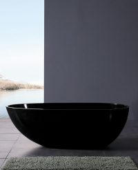 Akmens masas vanna Vertigo Black